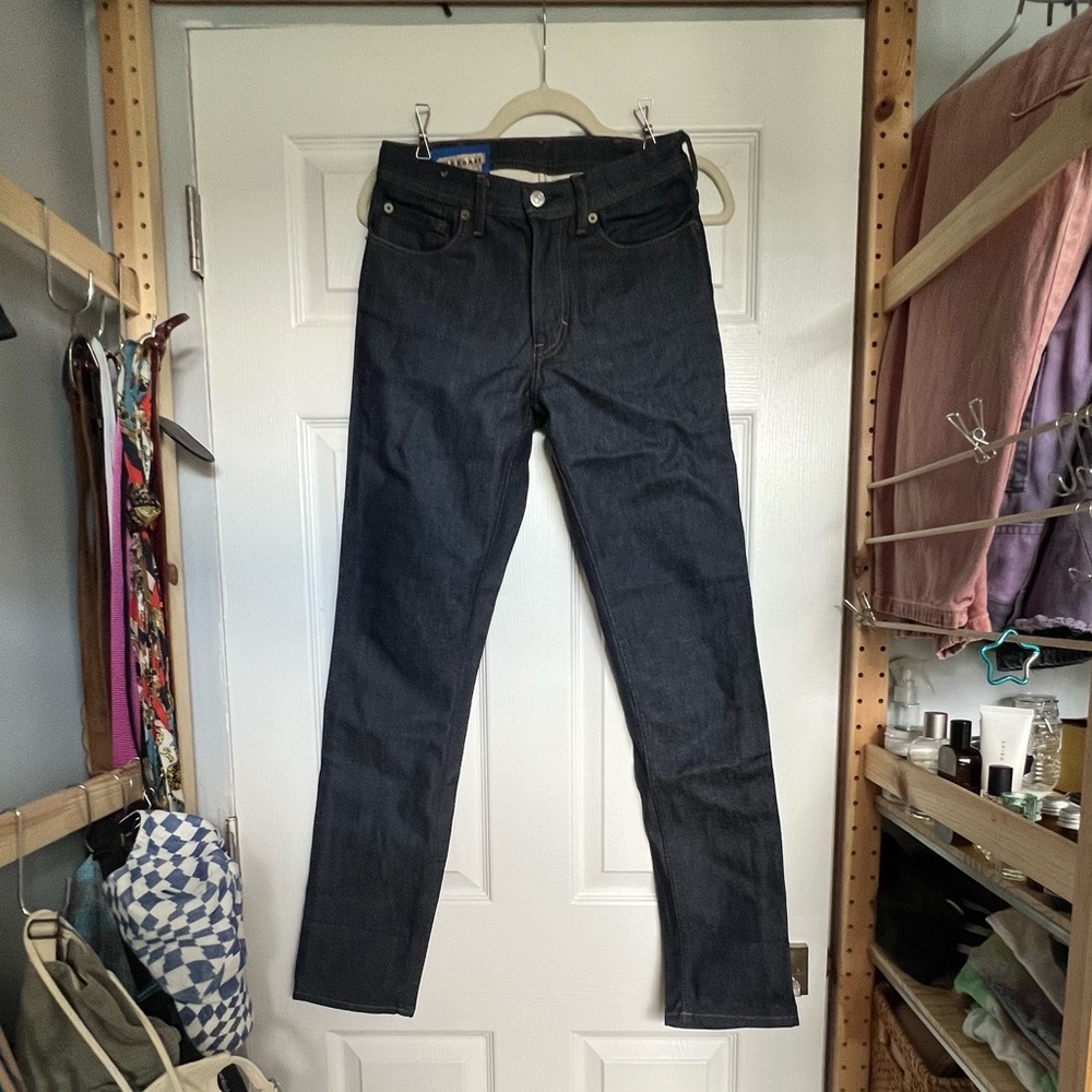 Acne studios mid rise jeans in South Indigo 27W/32L